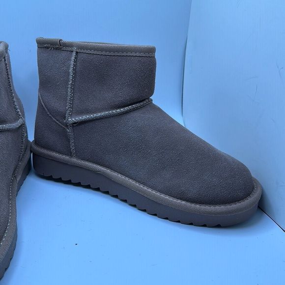 CUSHIONAIRE Cozy Boot 7.5 TAUPE - Picture 6 of 7
